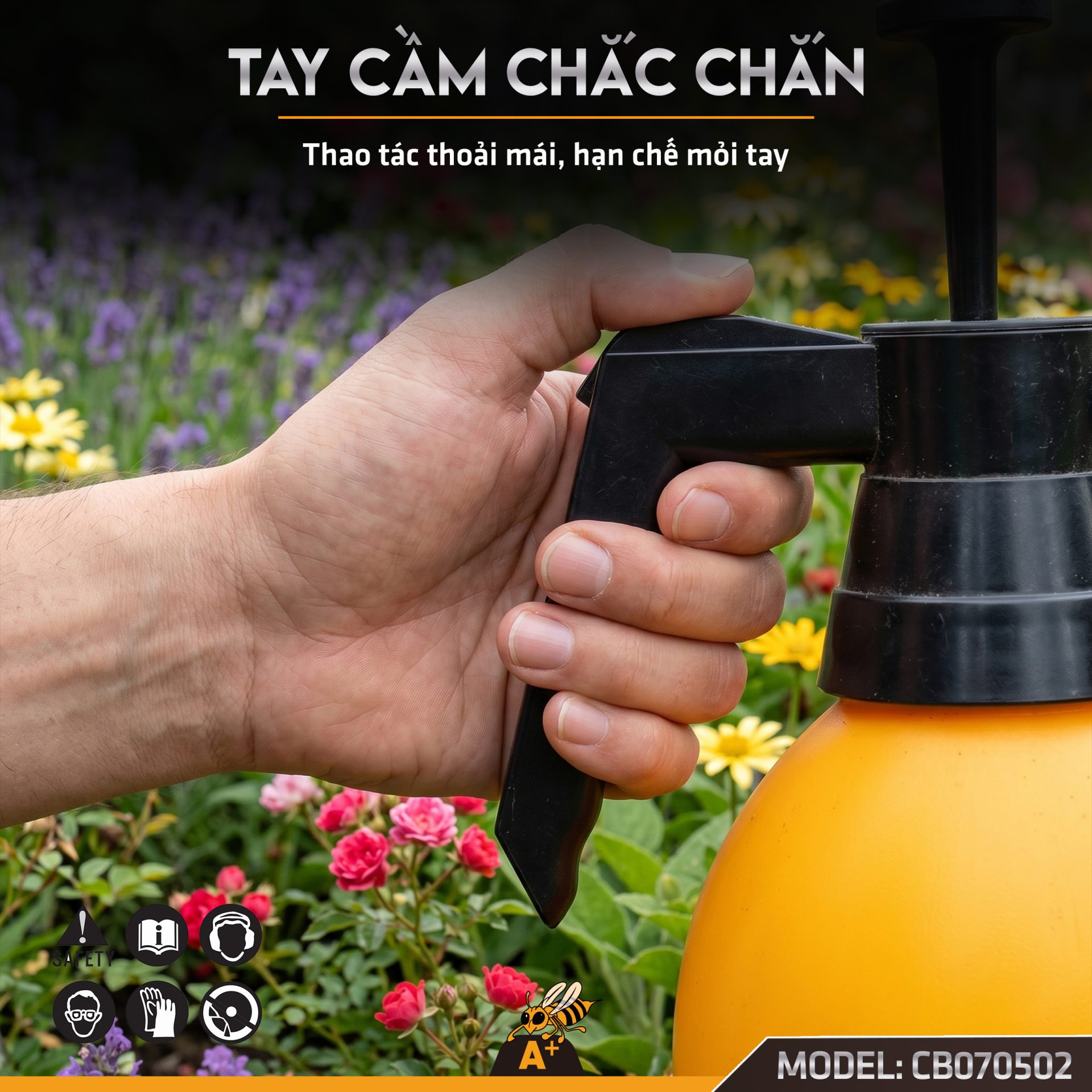 BÌNH PHUN TƯỚI CÂY BƠM TAY 2L