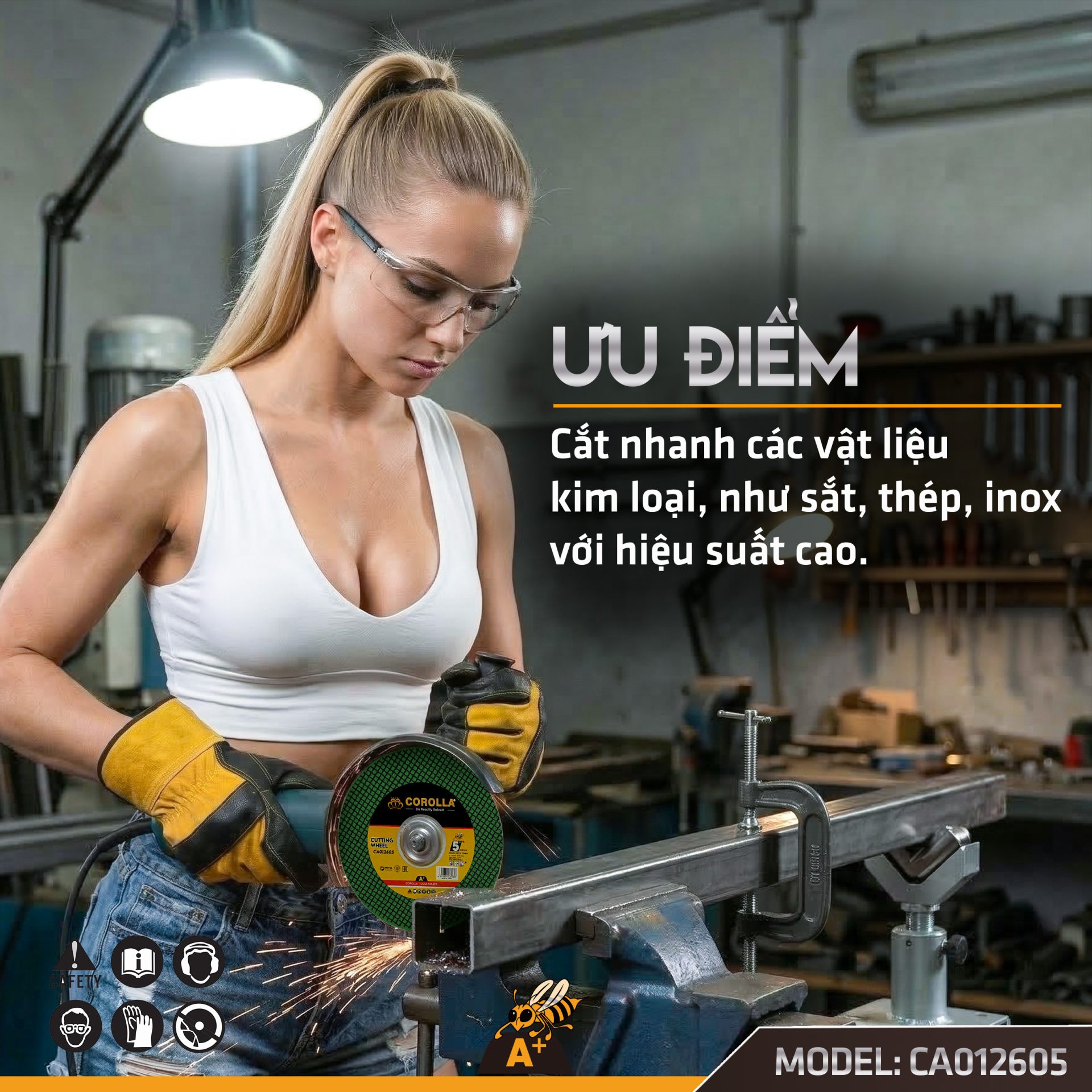 CA012605 - ĐÁ CẮT 125MM