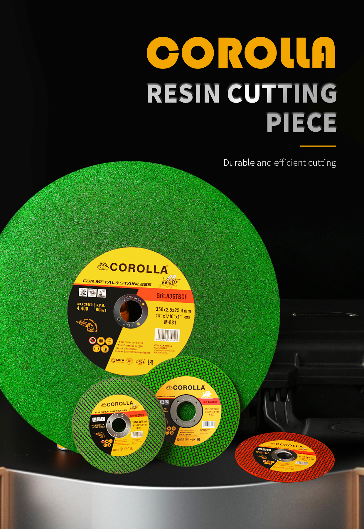 Đá cắt kim loại COROLLA 350mm CRL-2309