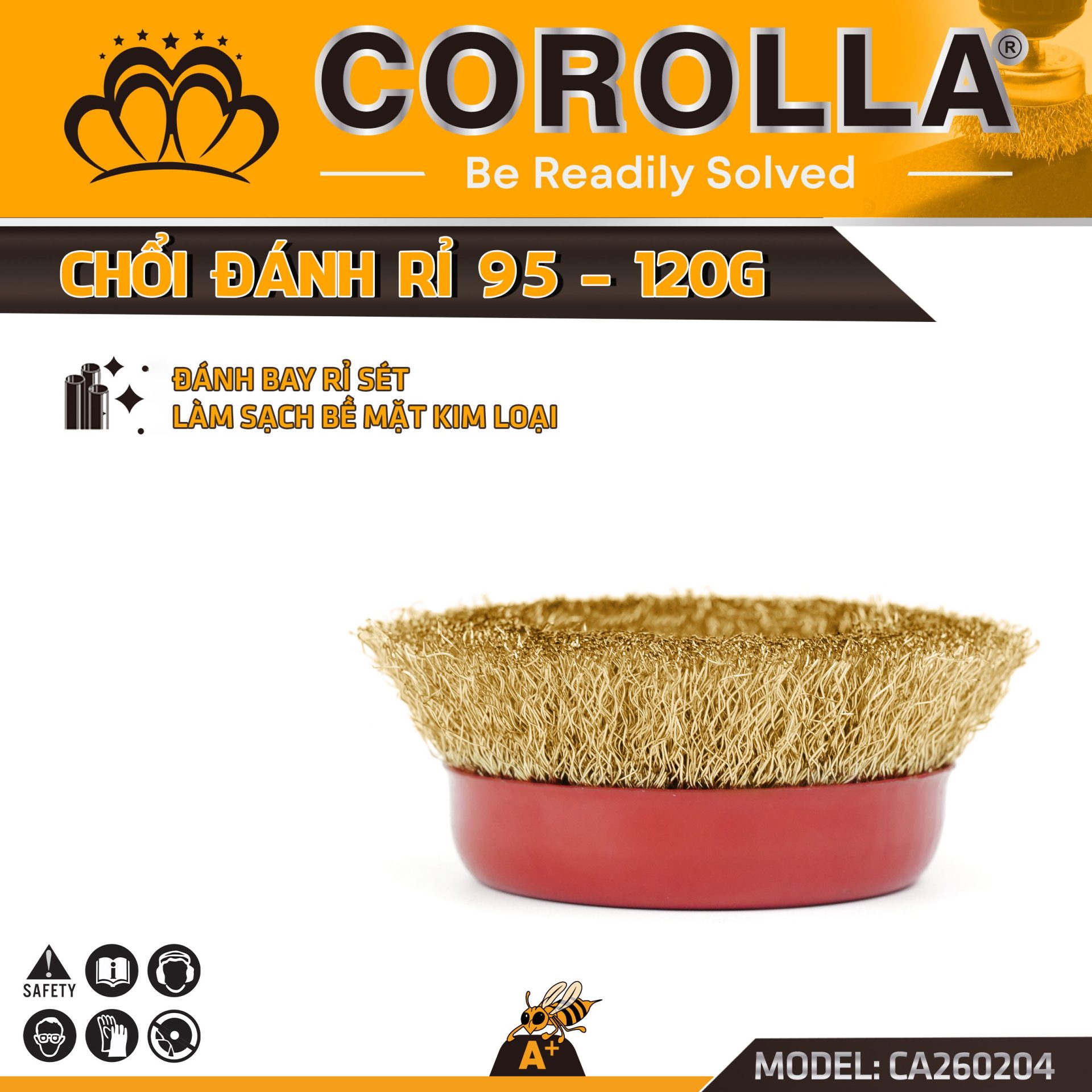 Chổi đánh rỉ Corolla 95gram – 120gram