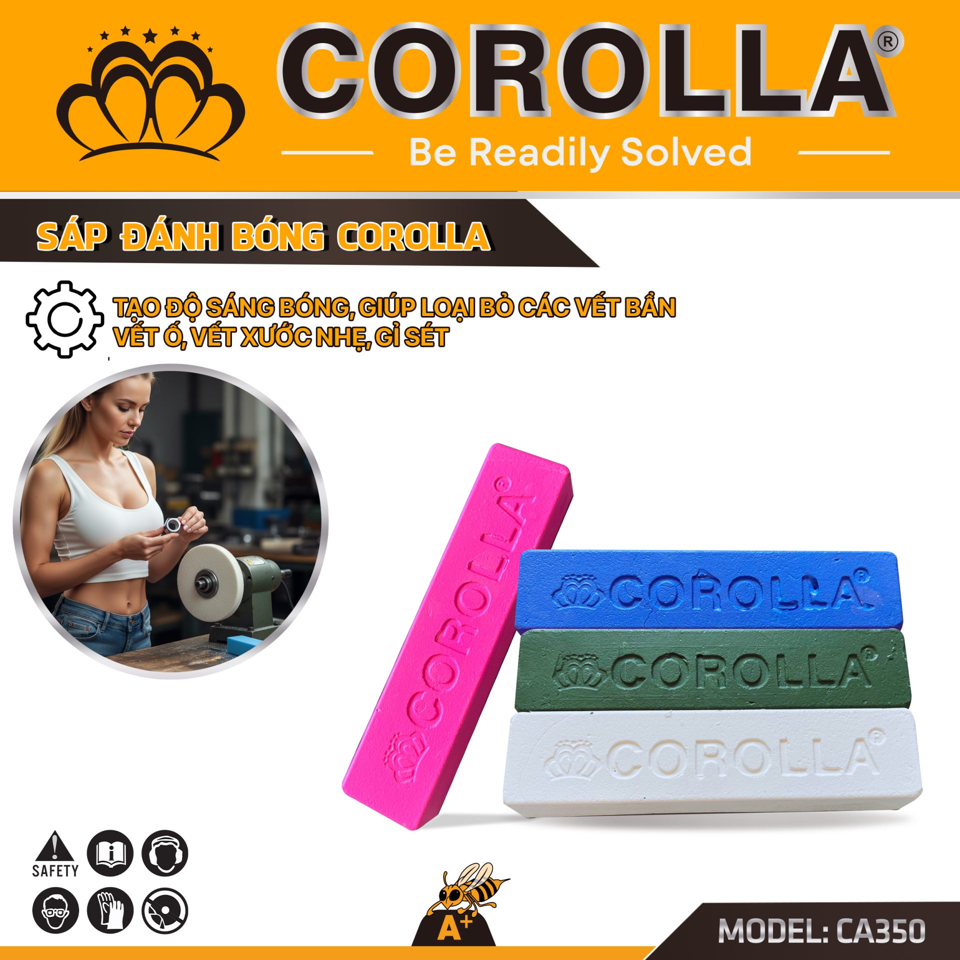 SÁP ĐÁNH BÓNG INOX NHÔM ĐỒNG