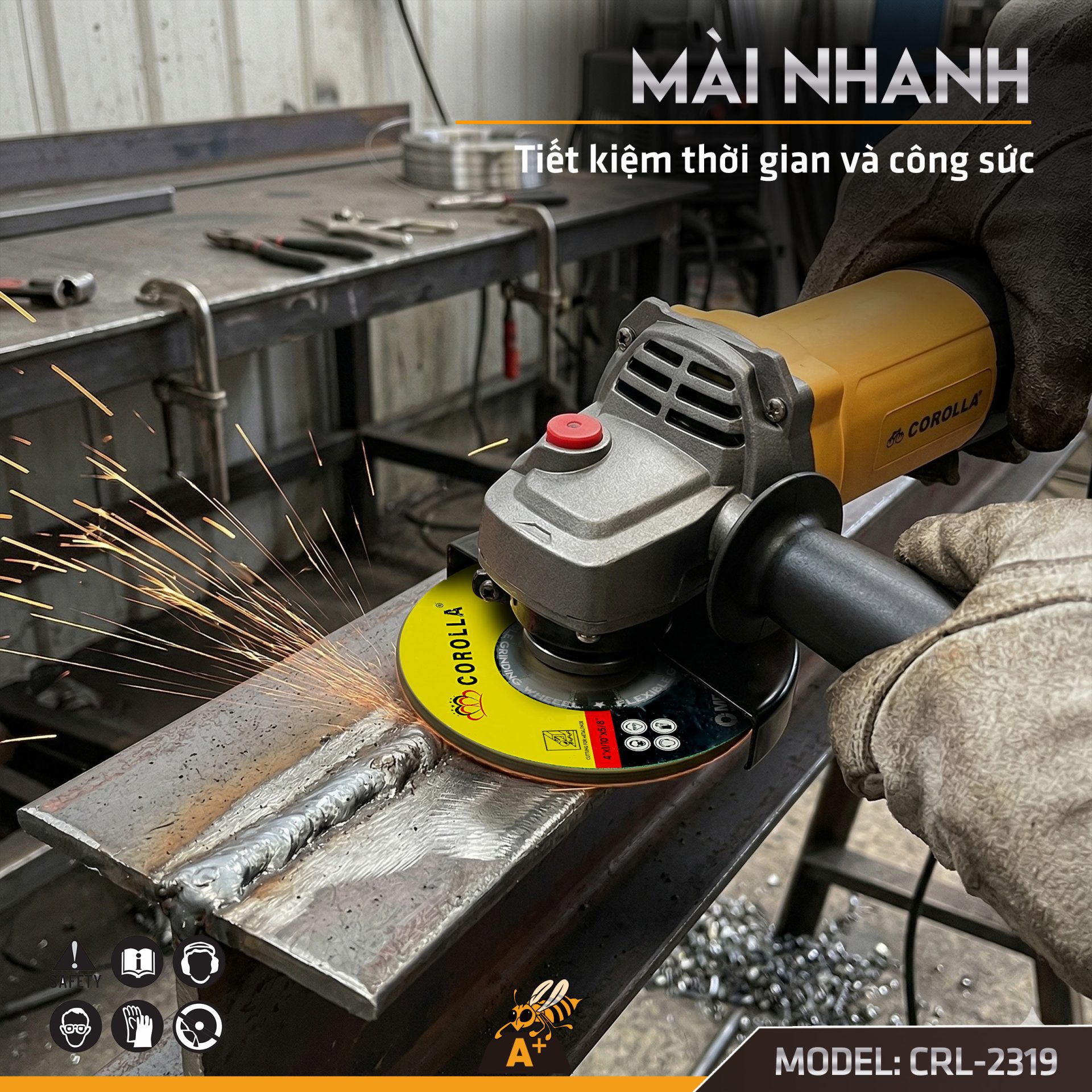 CRL-2319 ĐÁ MÀI VẢY CÁ INOX 103x2.5MM (4)