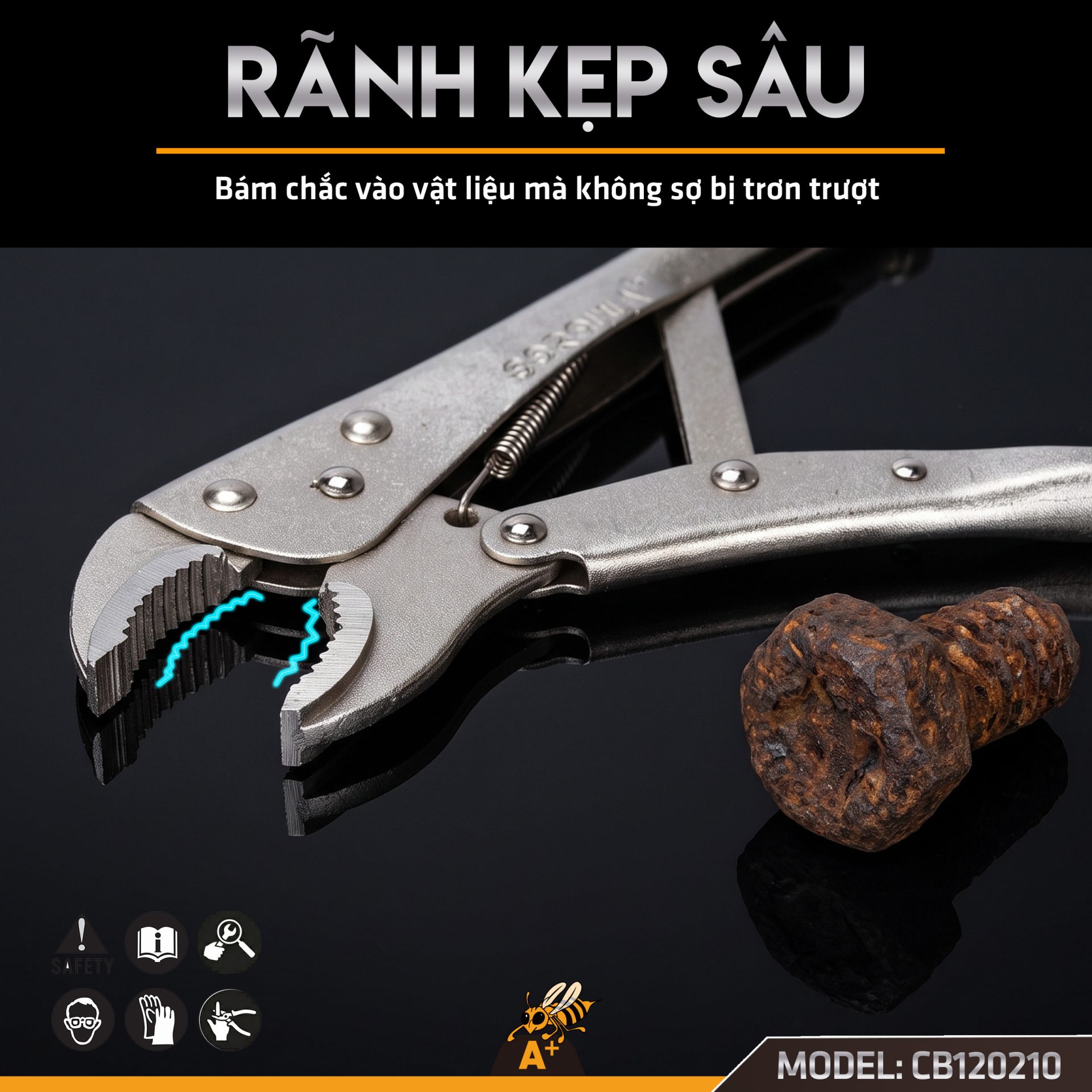 CB120210 - KÌM BẤM CHẾT TAY TRƠN 2