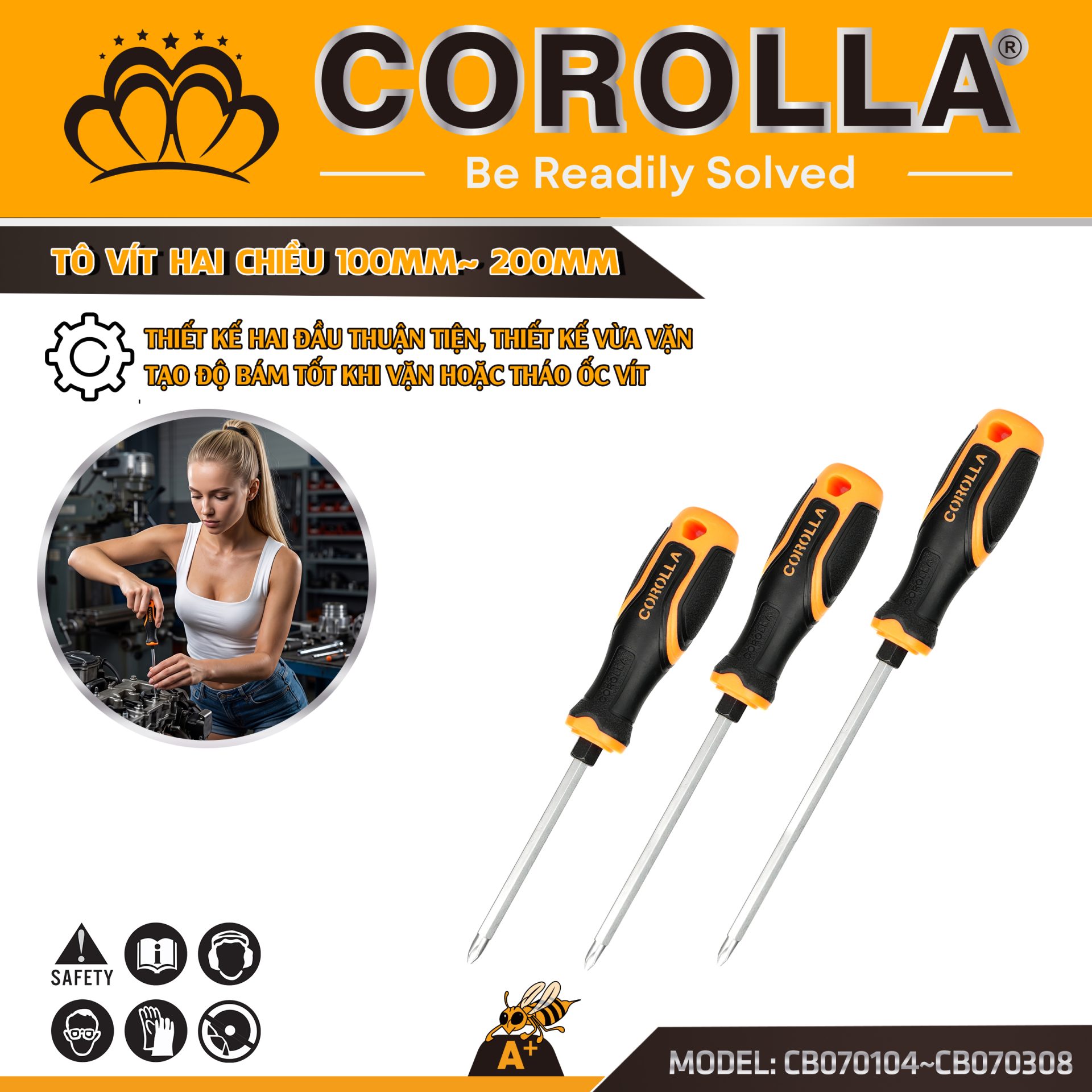 TÔ VÍT ĐỔI ĐẦU HAI CHIỀU COROLLA