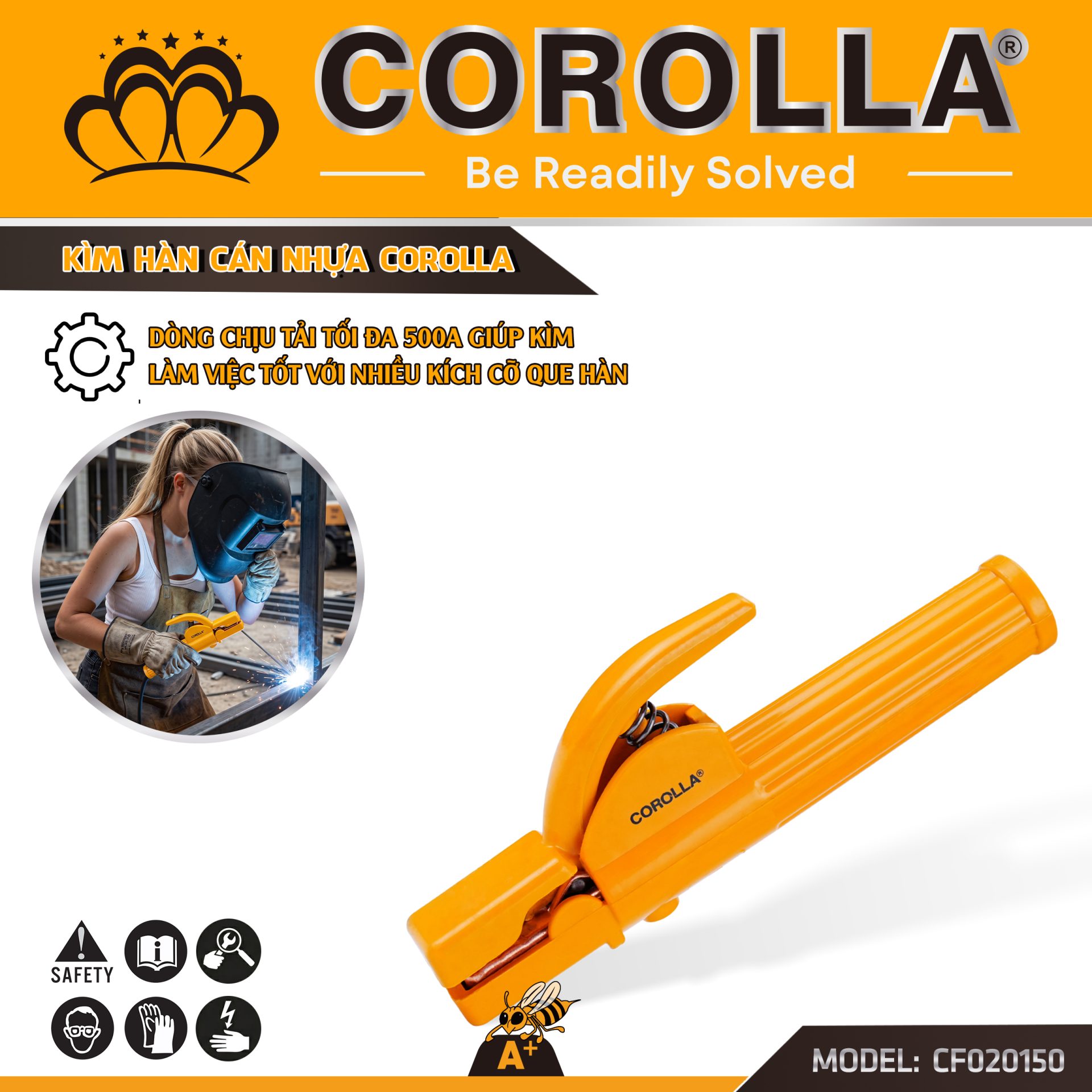 KÌM HÀN CÁN NHỰA 500A COROLLA