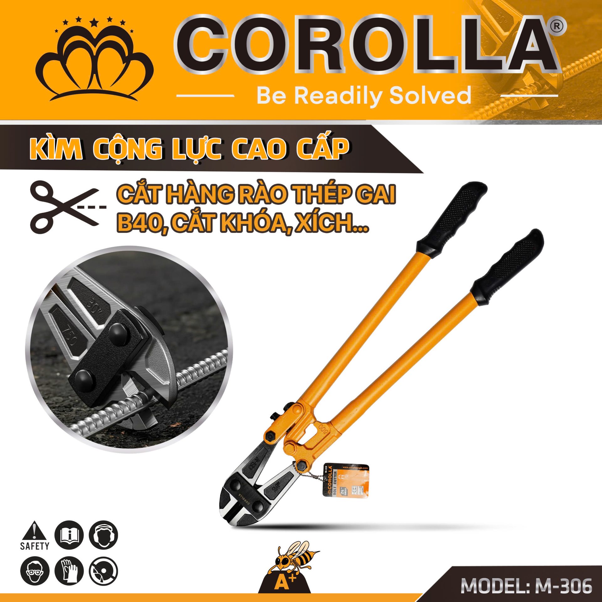 KÌM CỘNG LỰC COROLLA ĐỦ SIZE