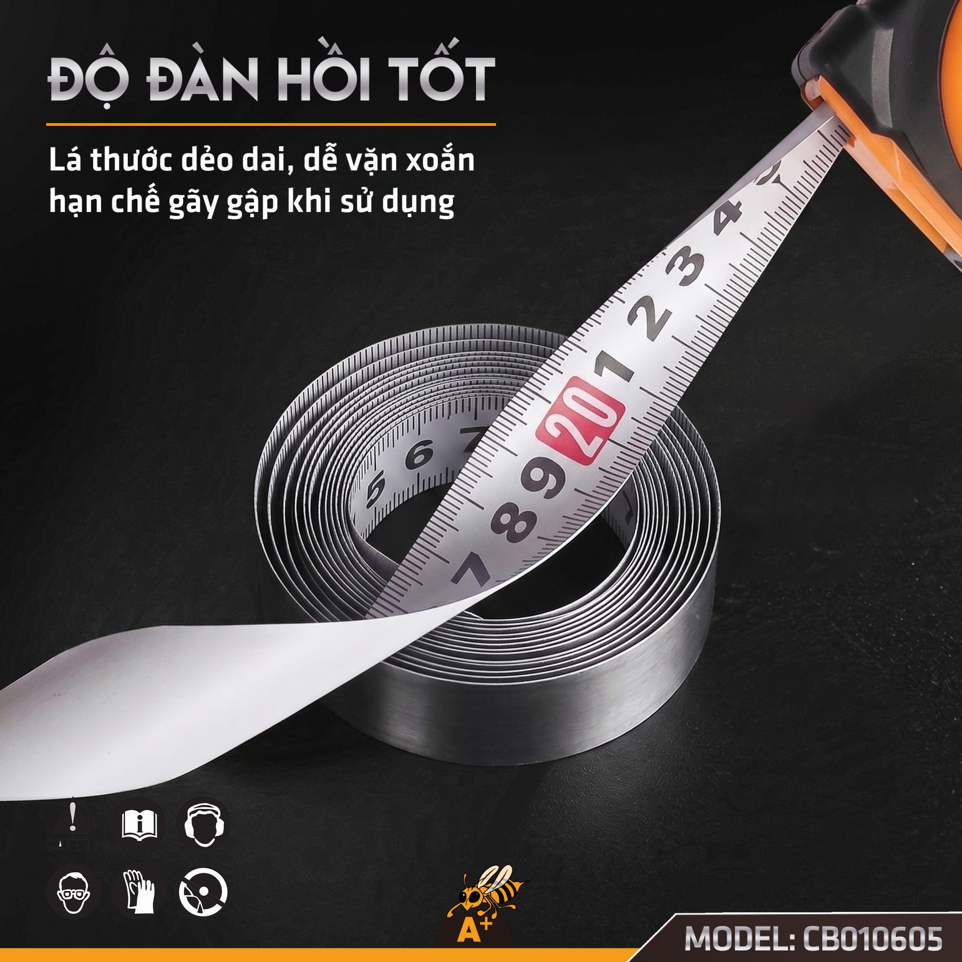 CB010605 - THƯỚC CHỐNG VỠ COROLLA 5 MÉT 5