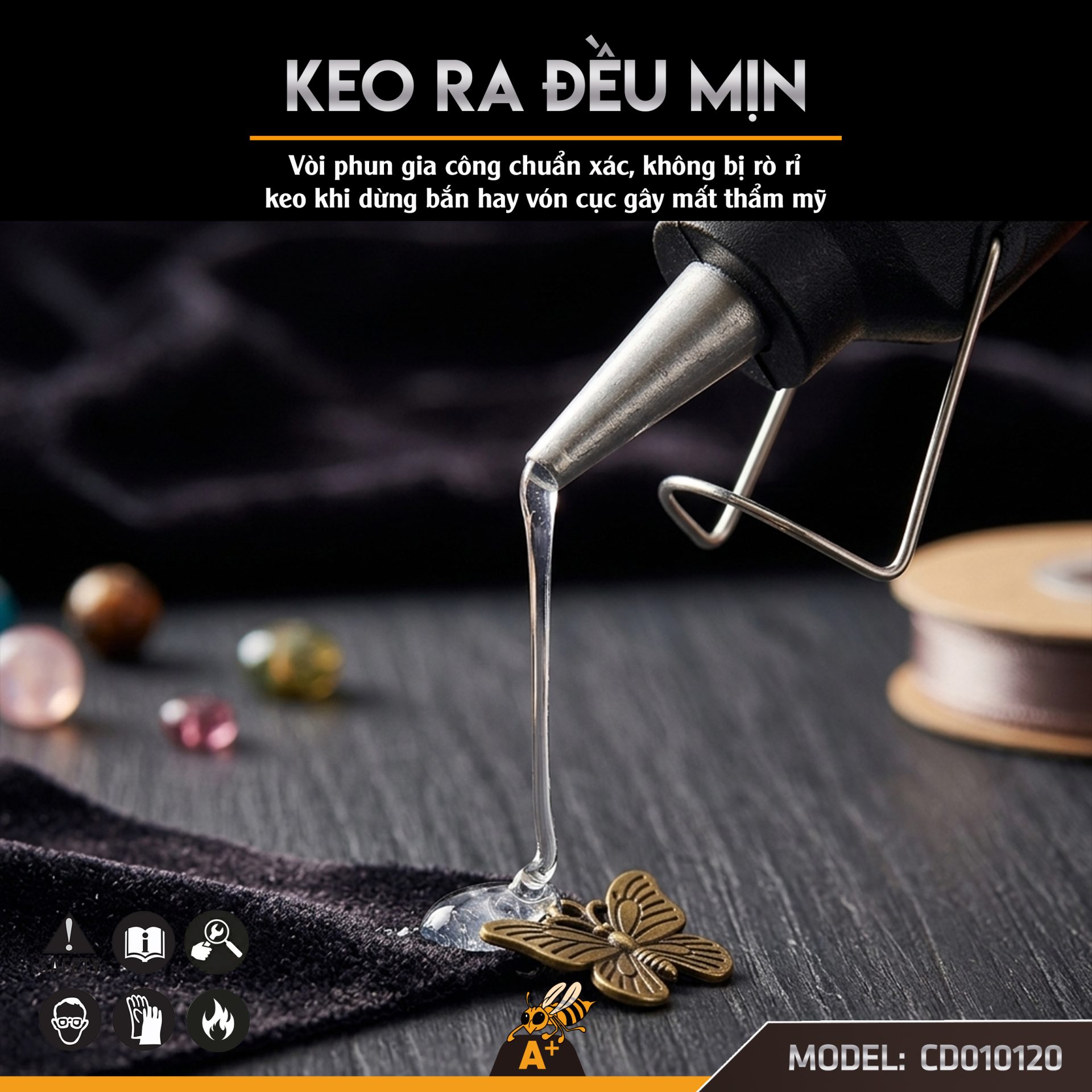 CD010120 - SÚNG BẮN KEO NẾN 20W 5