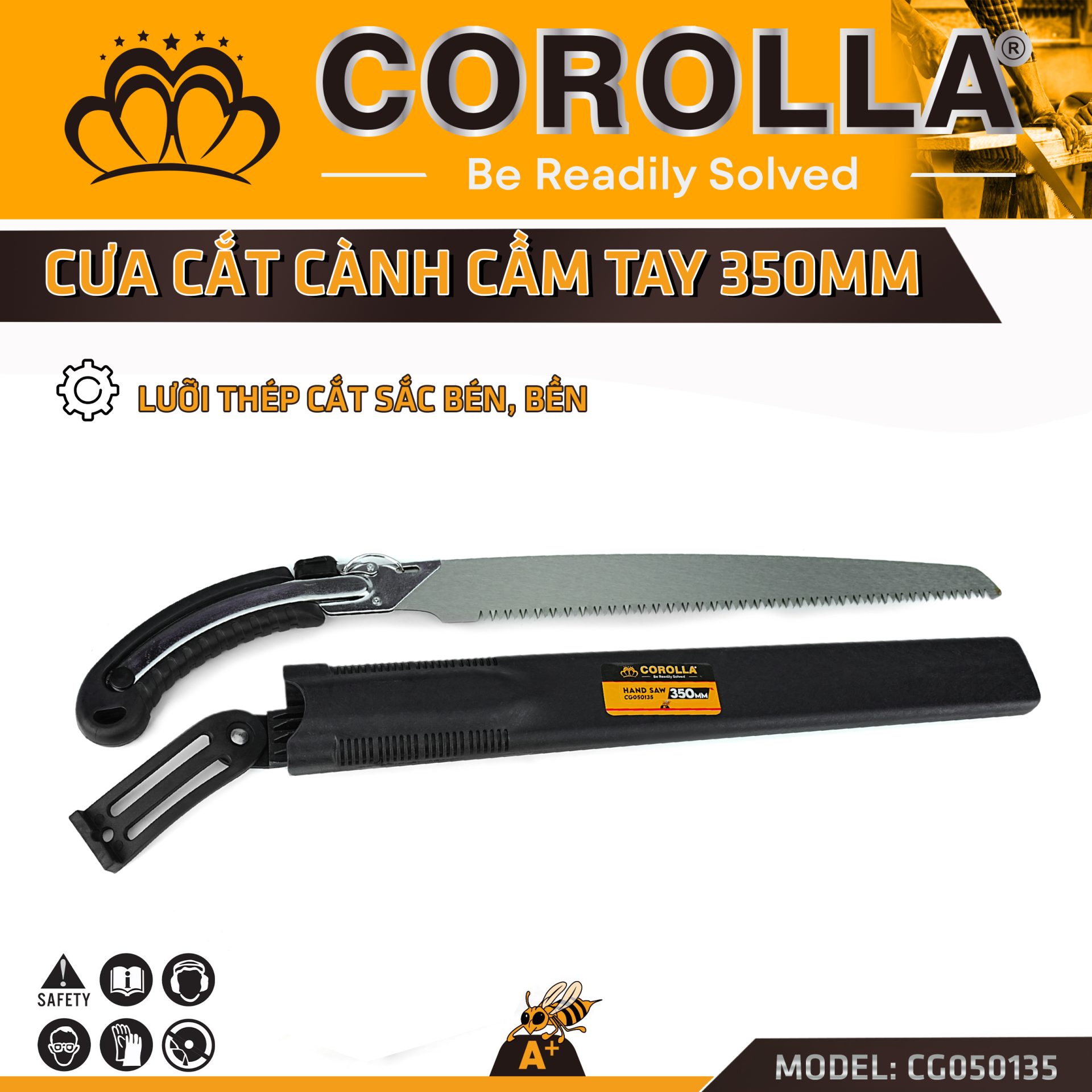 CƯA CẮT CÀNH CẦM TAY COROLLA 350MM