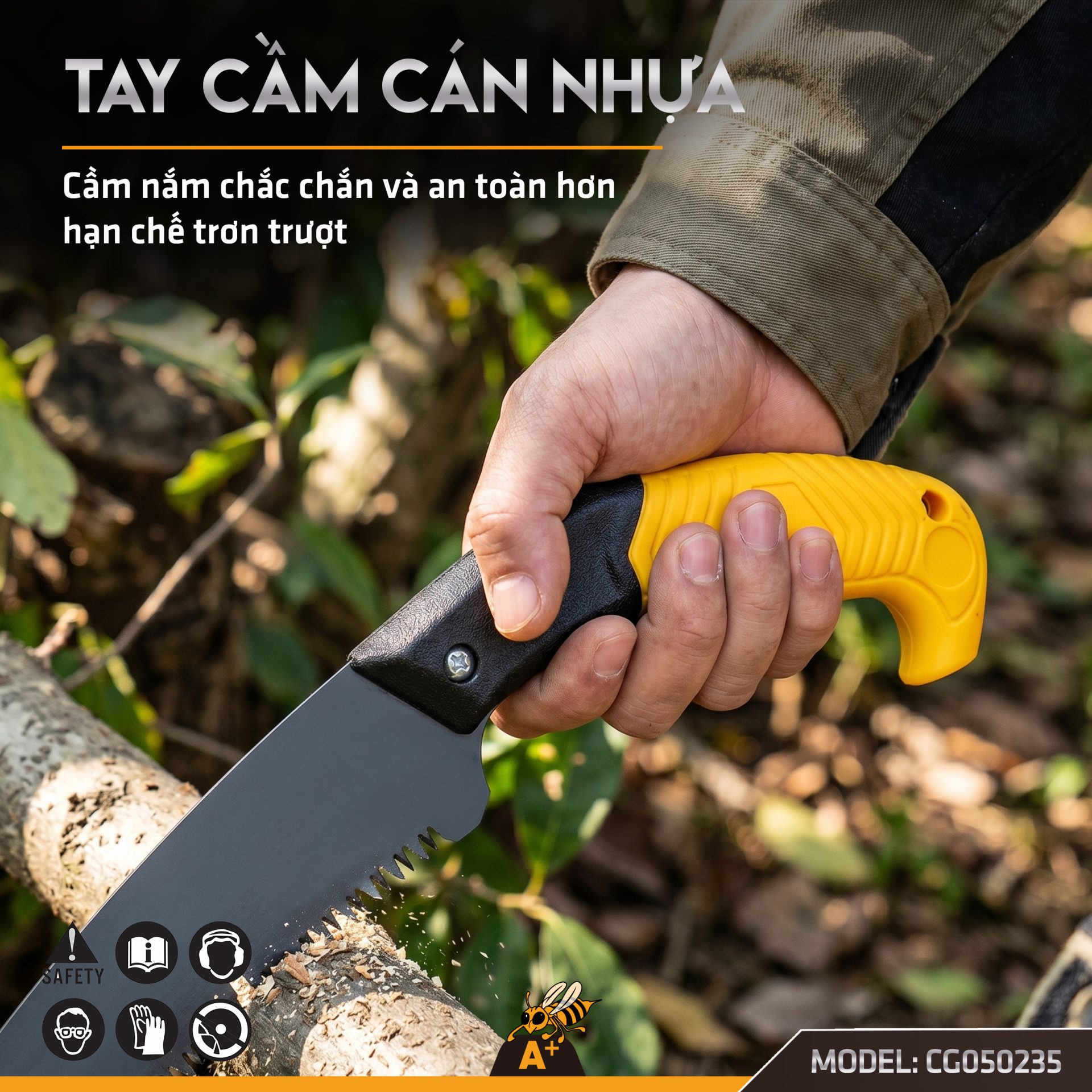 CG050235 - CƯA CẮT CÀNH CẦM TAY (CƯA CONG) 350MM 5
