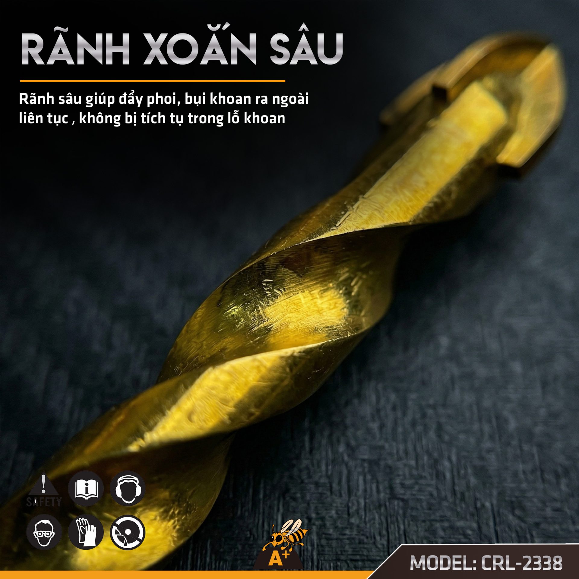 CRL-2338 KHOAN GẠCH ĐA NĂNG VÀNG (3)