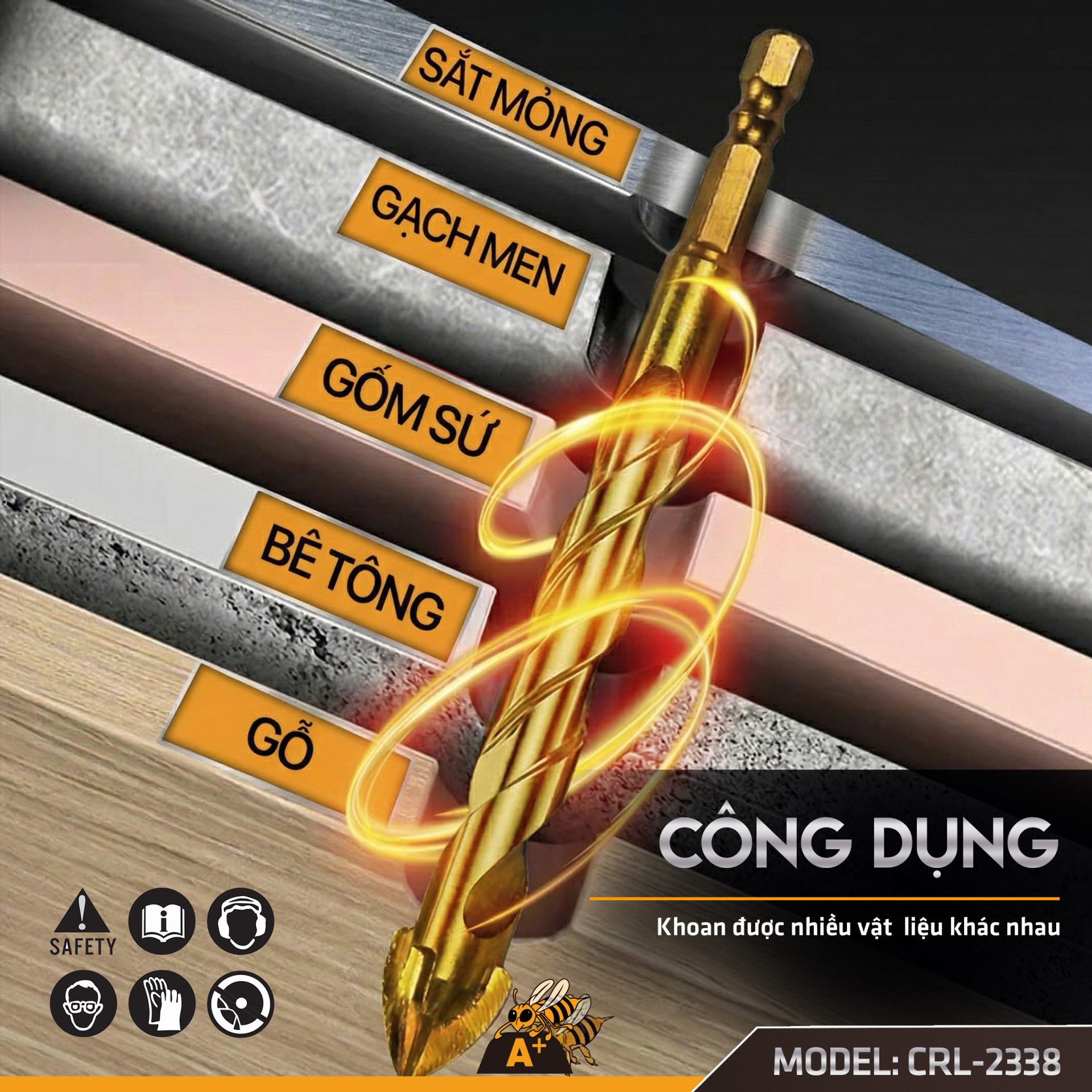 CRL-2338 KHOAN GẠCH ĐA NĂNG VÀNG (6)