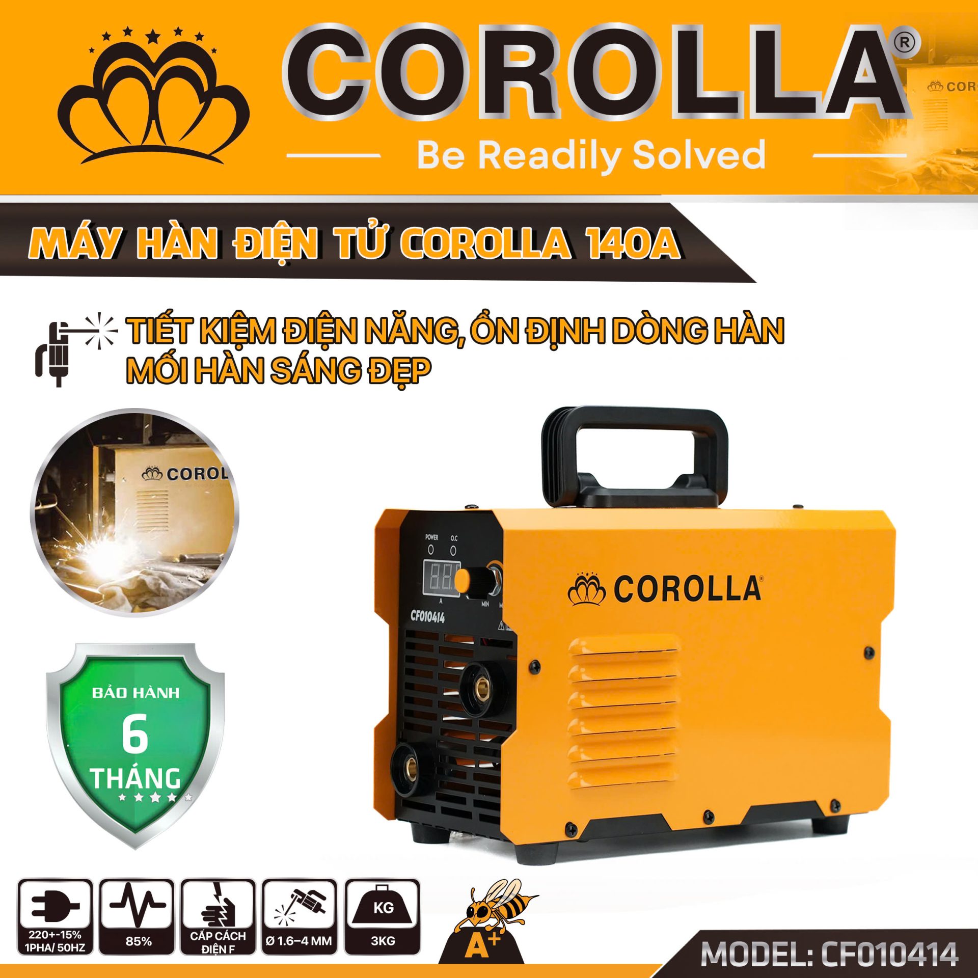 MÁY HÀN ĐIỆN TỬ COROLLA 140A CF010414