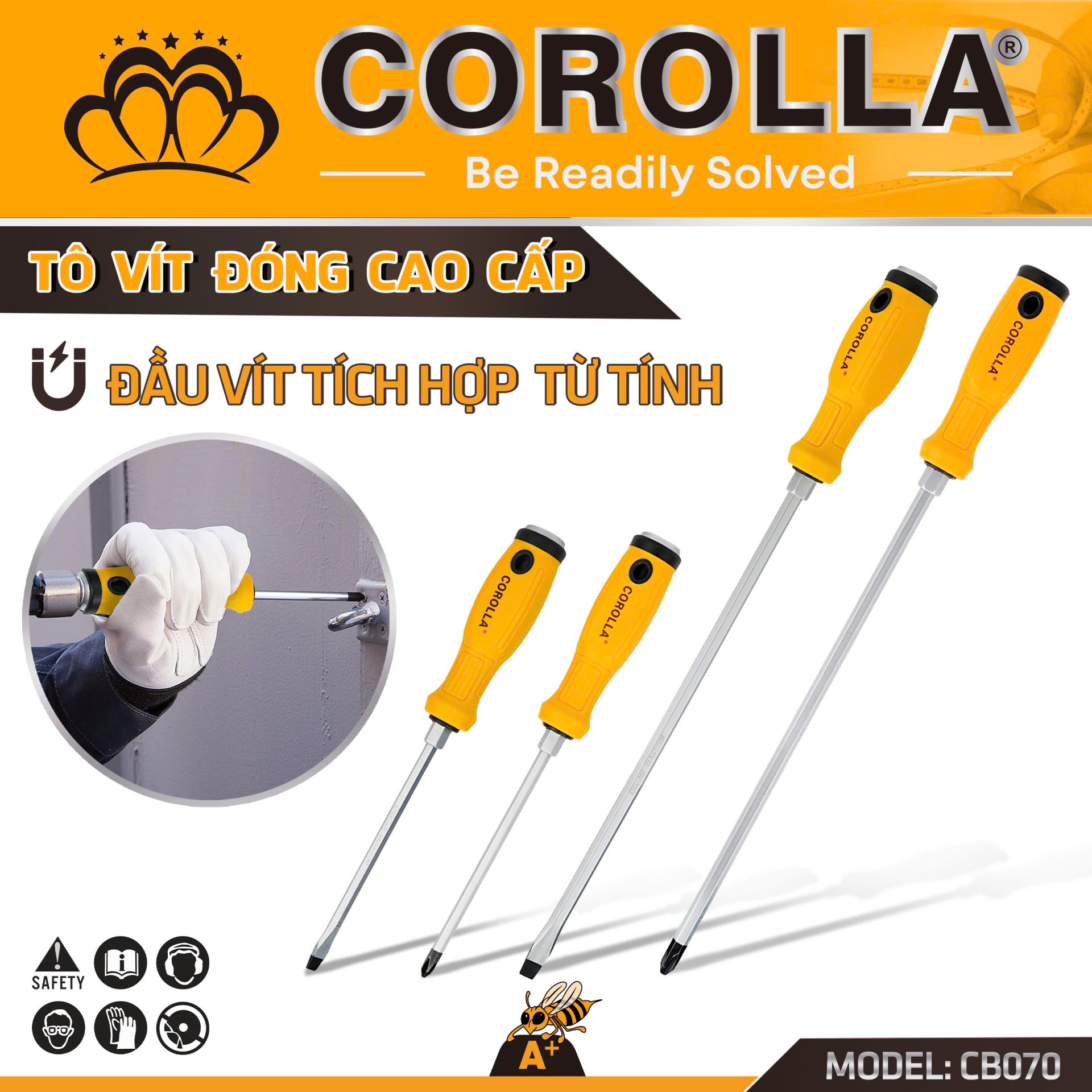 TÔ VÍT ĐÓNG COROLLA 6-8inch