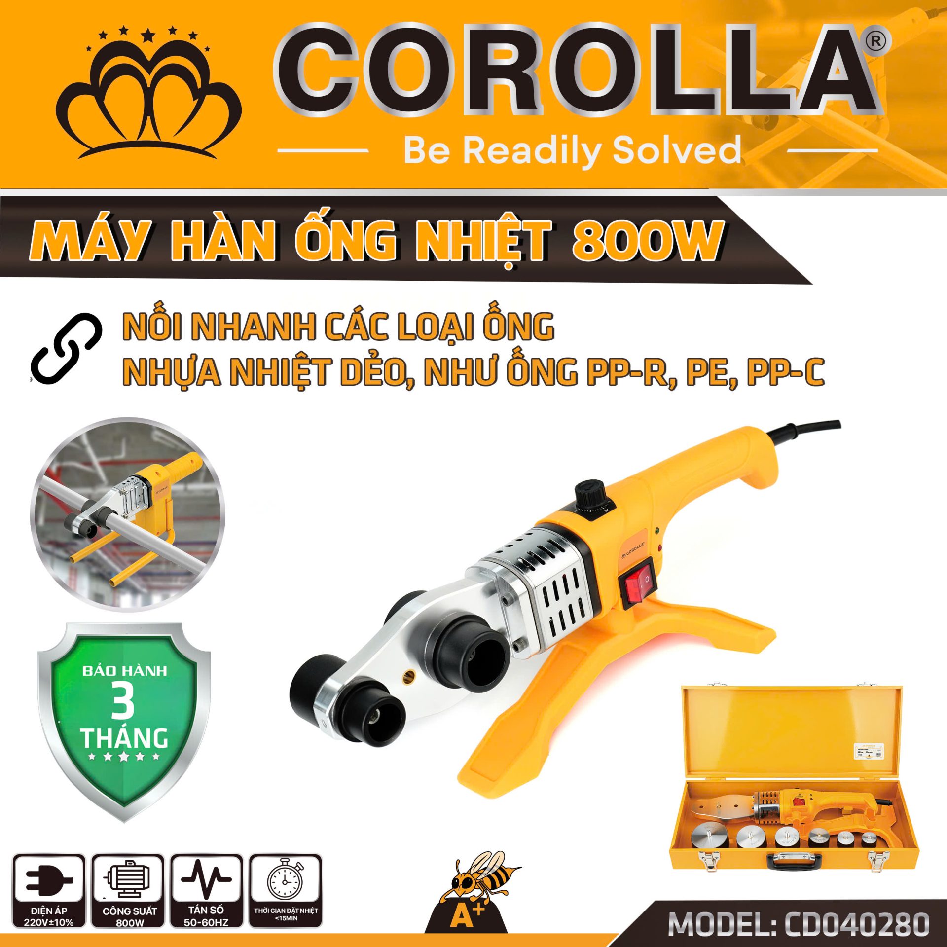 MÁY HÀN ỐNG NHIỆT 80 COROLLA CD040280