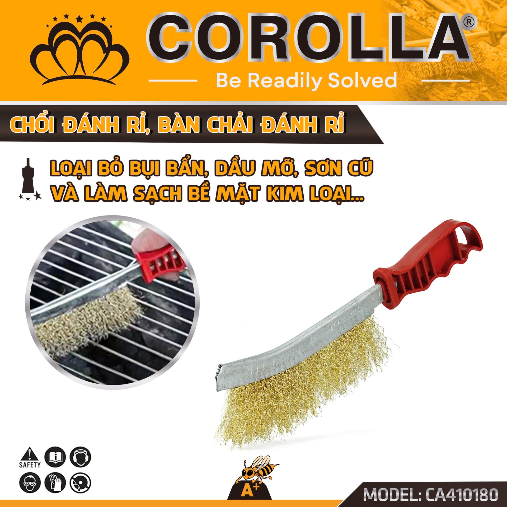 CHỔI ĐÁNH RỈ CÁN ĐỎ COROLLA 80G