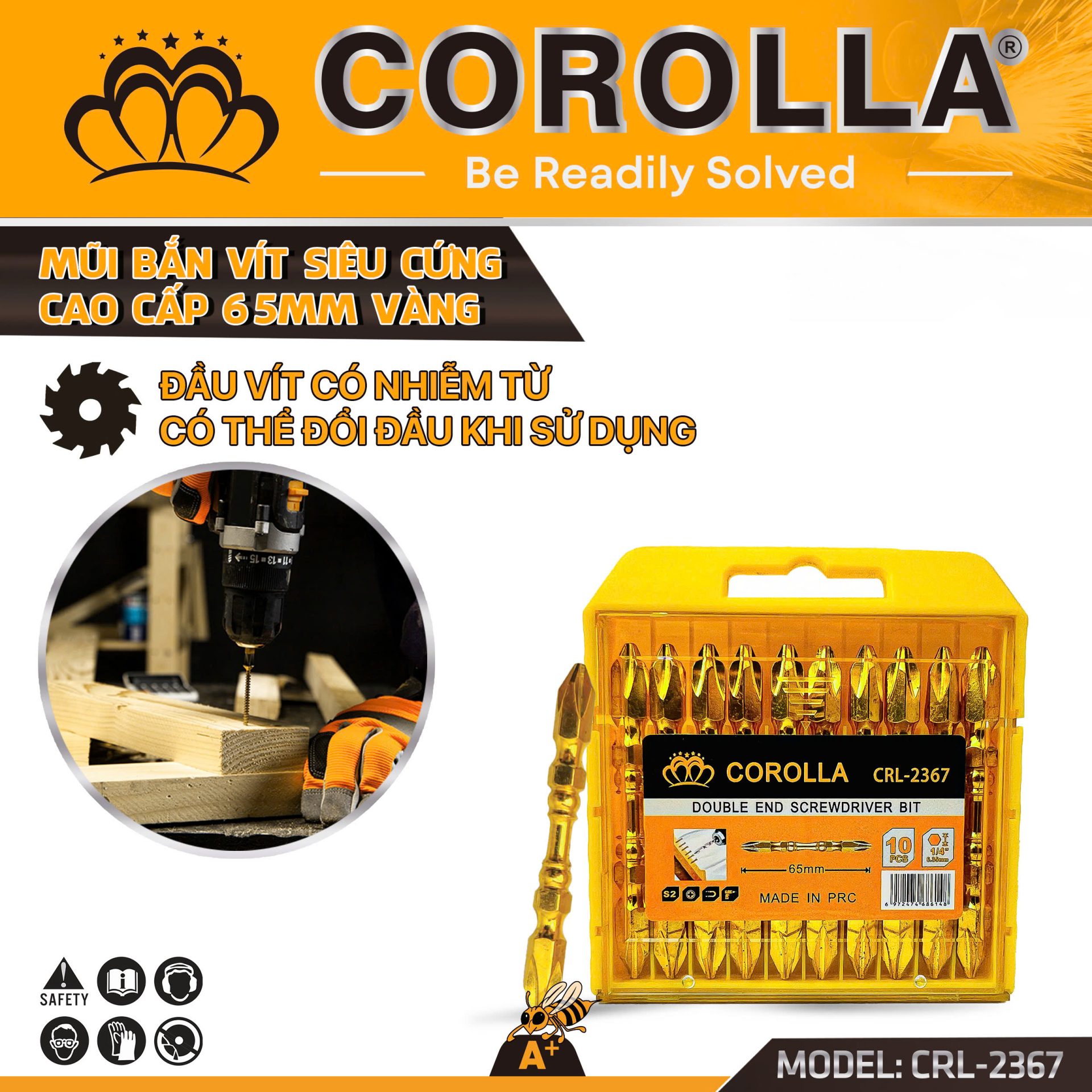 ĐẦU BẮN VÍT SIÊU CỨNG COROLLA CRL-2367