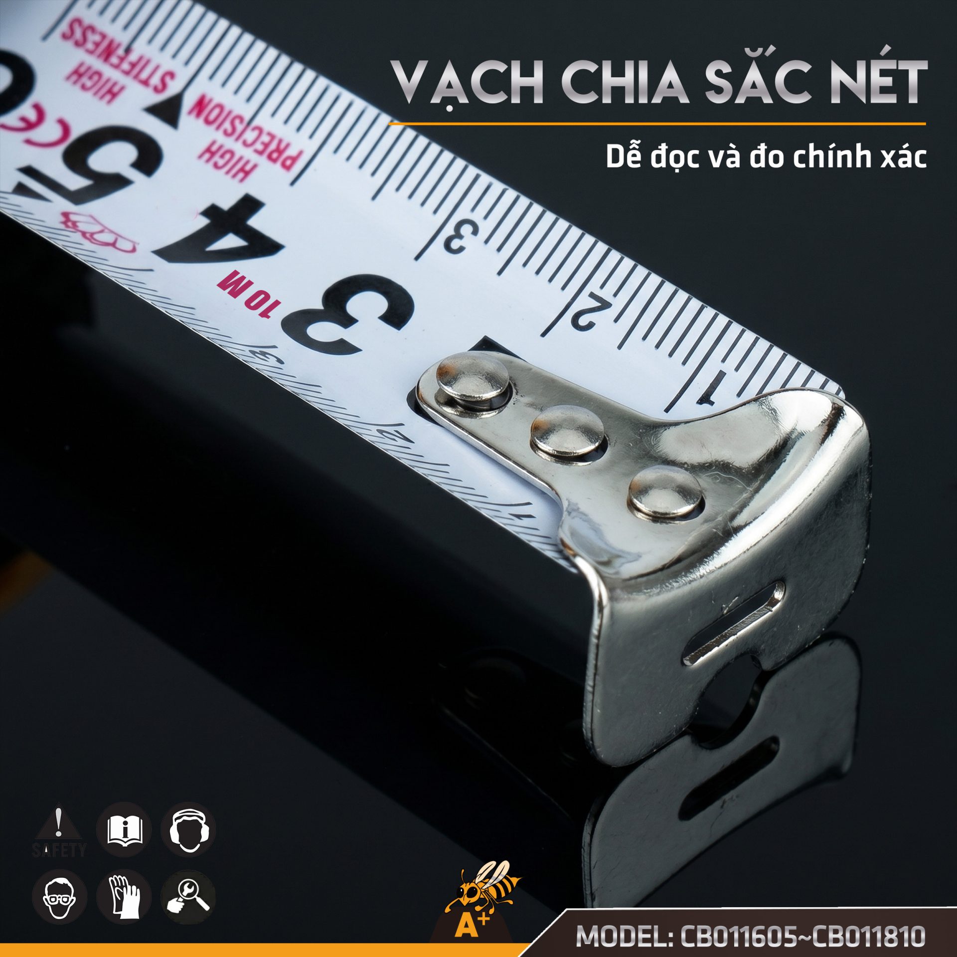CB011605~CB011810 THƯỚC BỌC CAO SU 2 MẶT 3