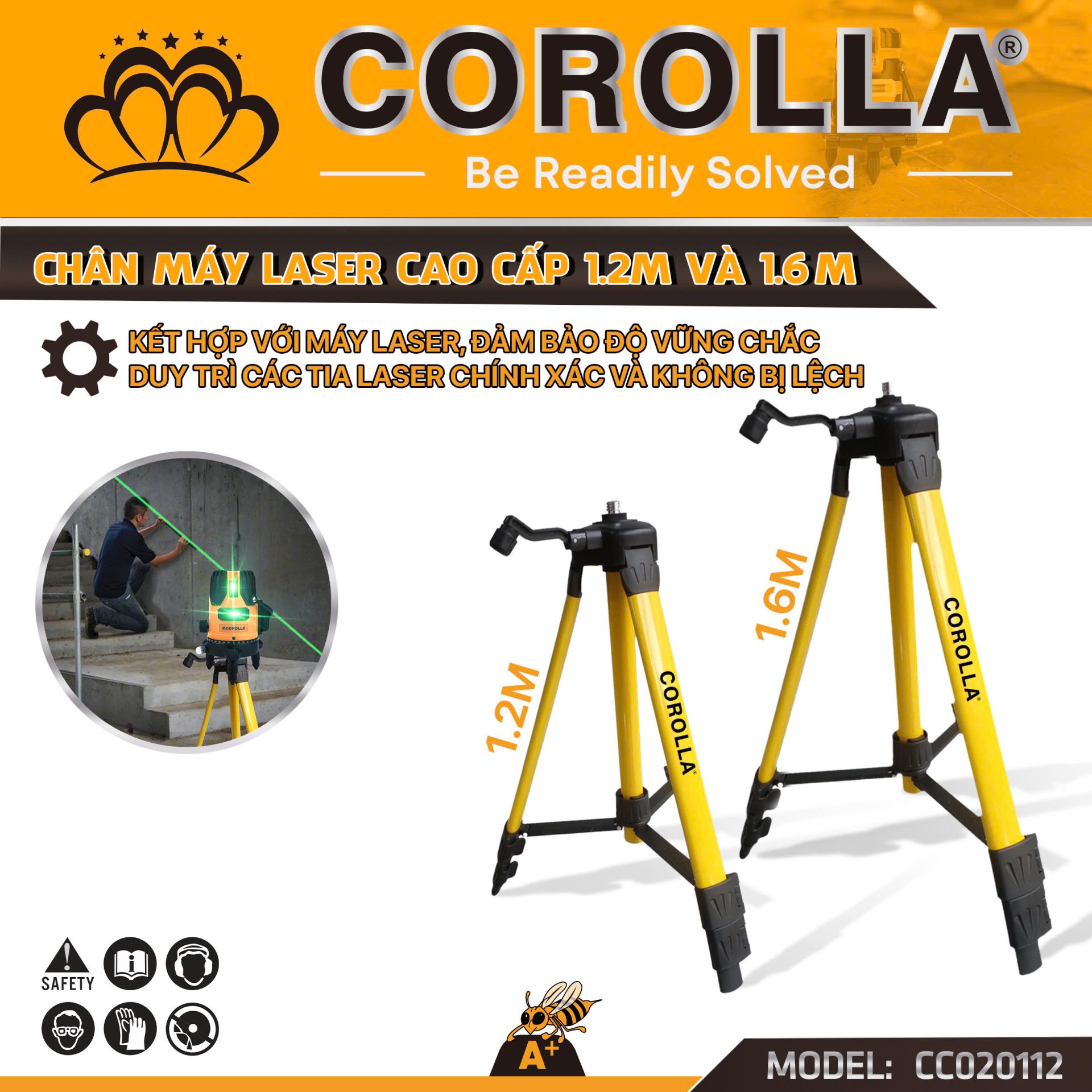 CHÂN MÁY LASER CAO CẤP COROLLA