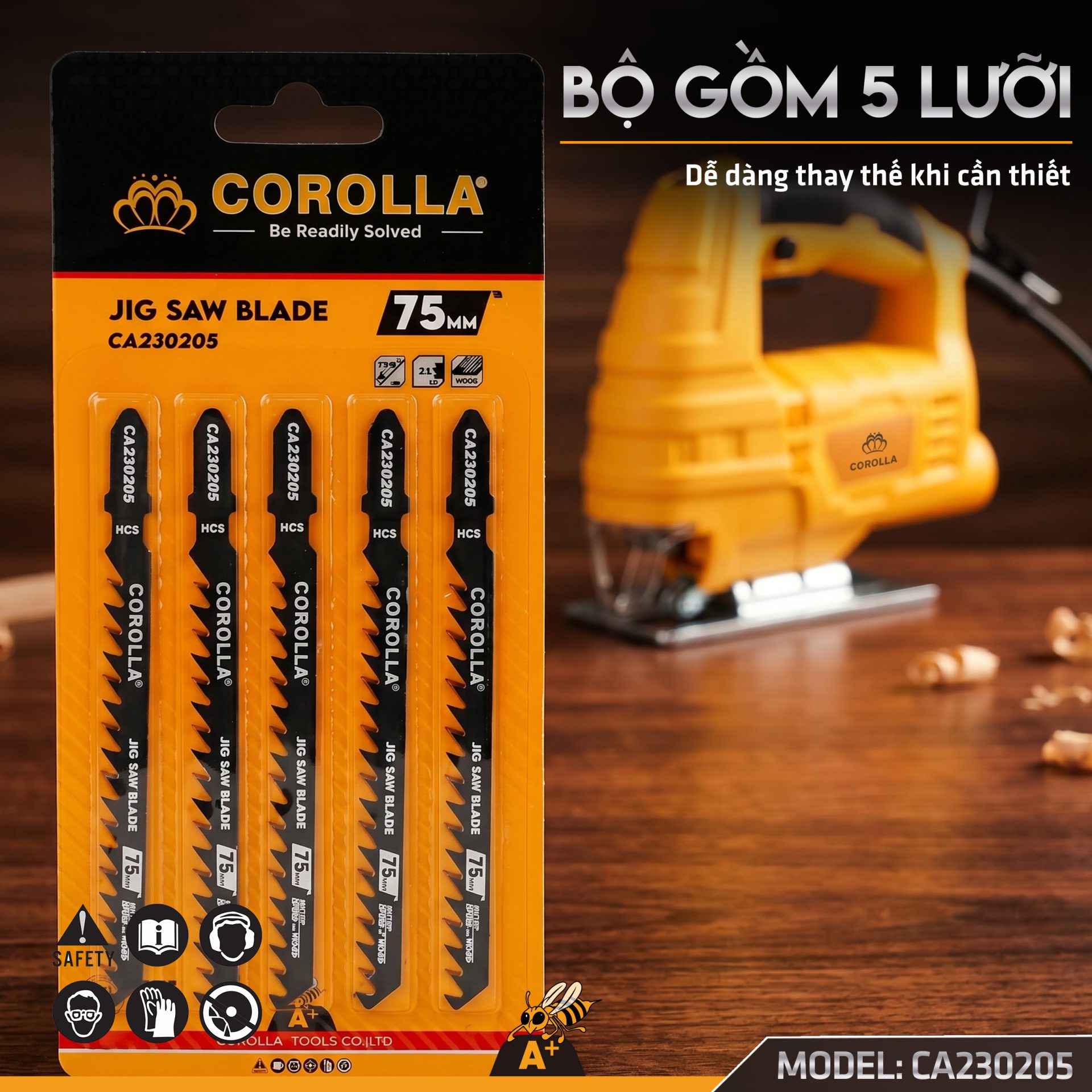 CA230205 - LƯỠI CƯA LỌNG 75MM 8