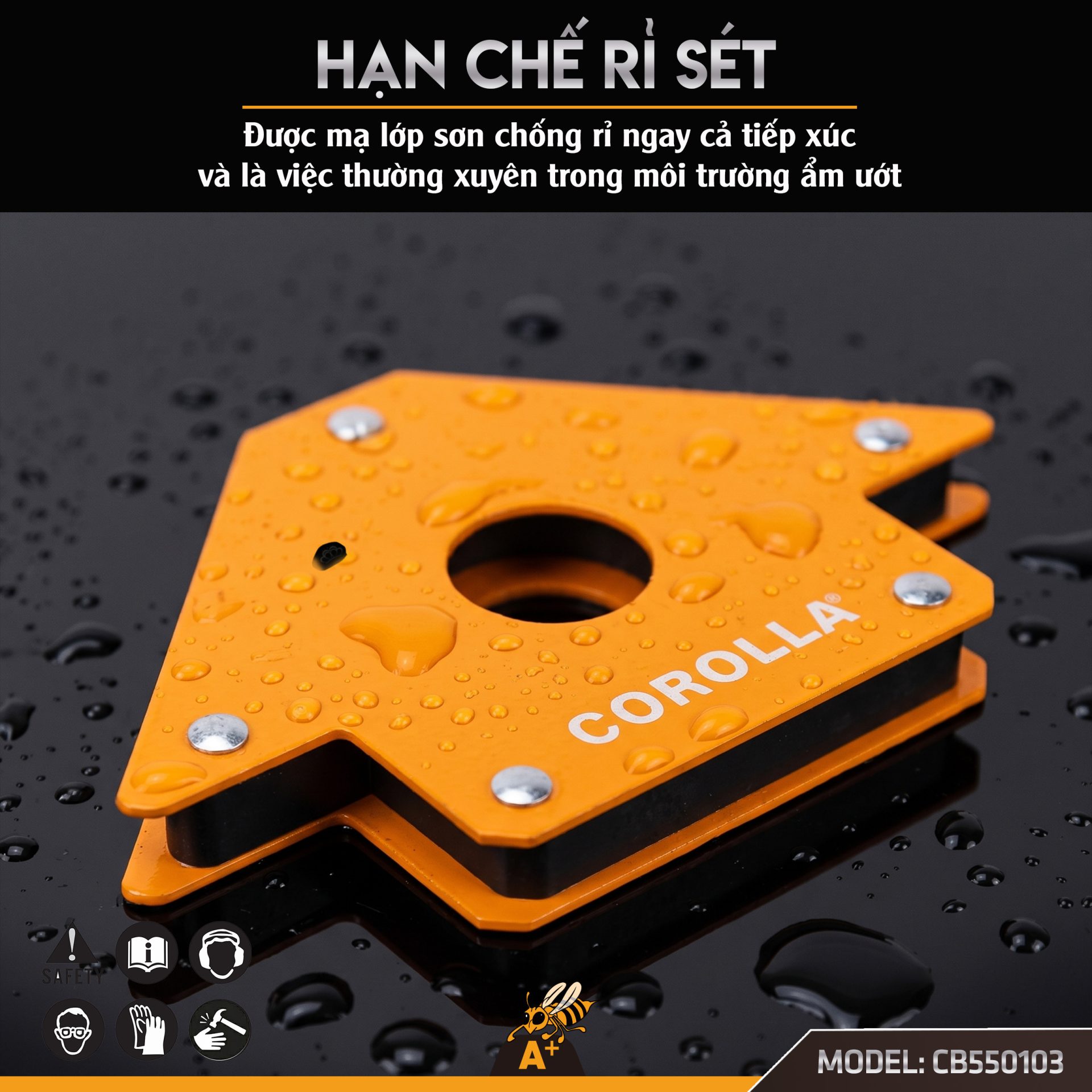 CB550103 - KE GÓC NAM CHÂM 3 inch 4