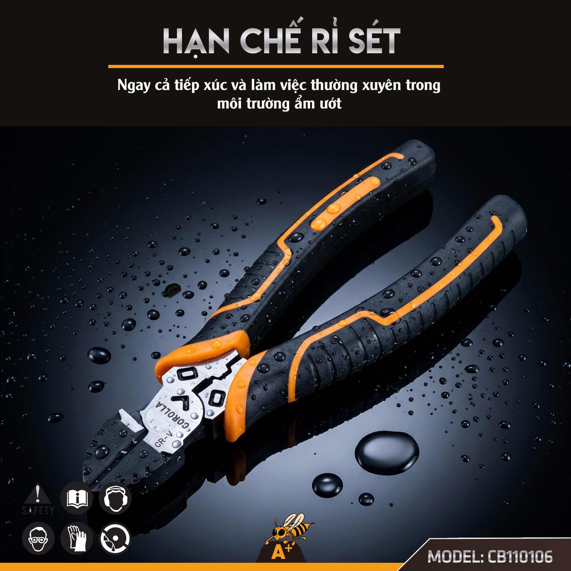 CB110106 - KÌM CẮT VÁT CAO CẤP (THÉP CR-V) 1