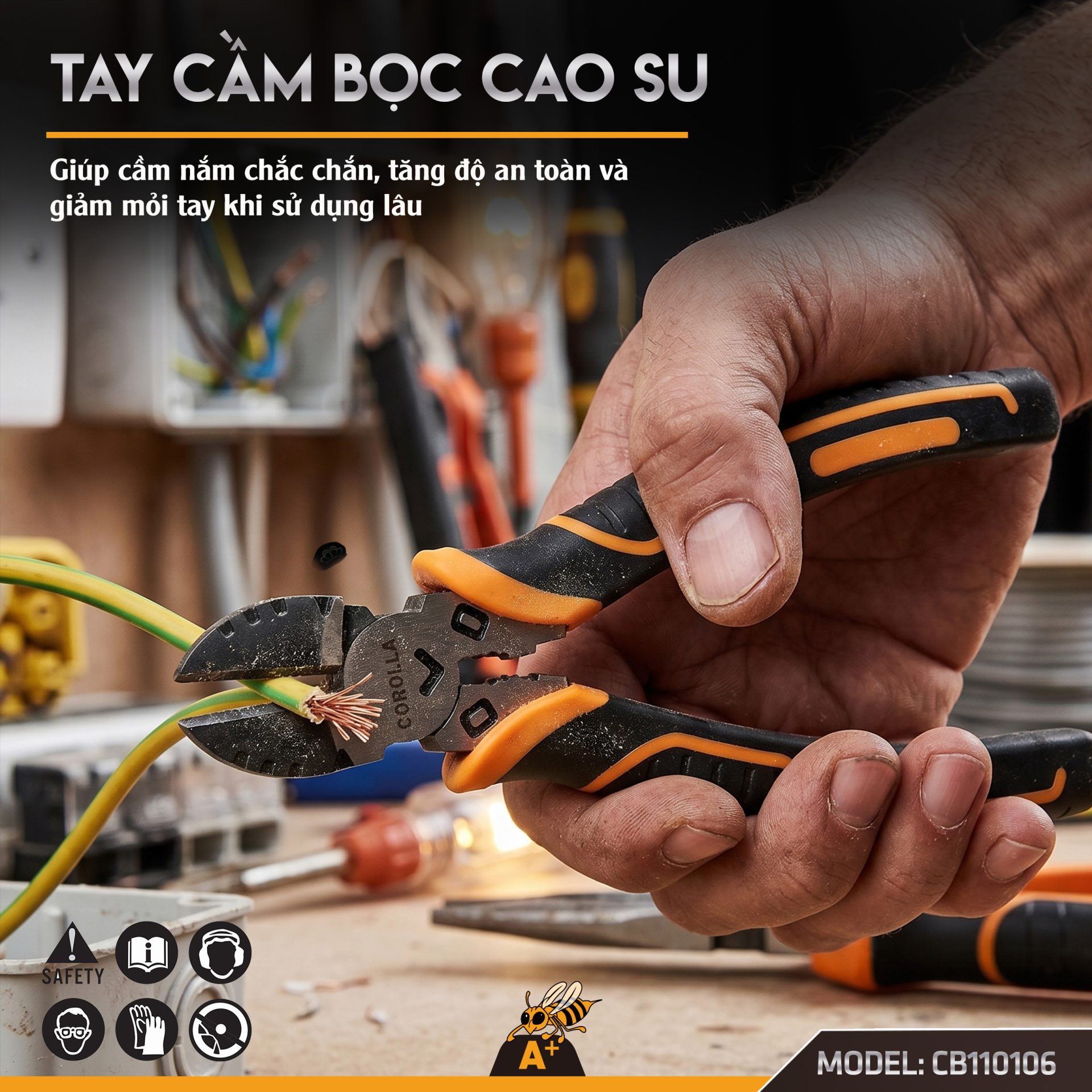 CB110106 - KÌM CẮT VÁT CAO CẤP (THÉP CR-V) 4
