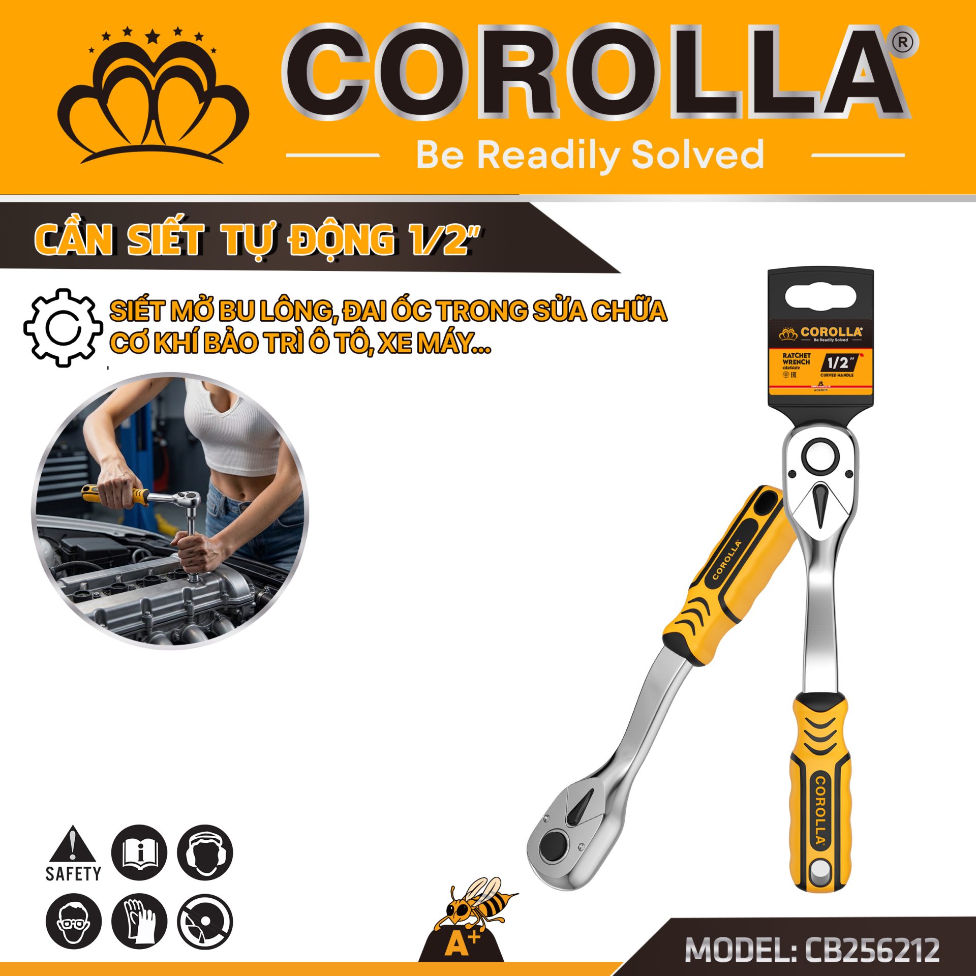 CẦN SIẾT TỰ ĐỘNG 1/2″ – CB256212