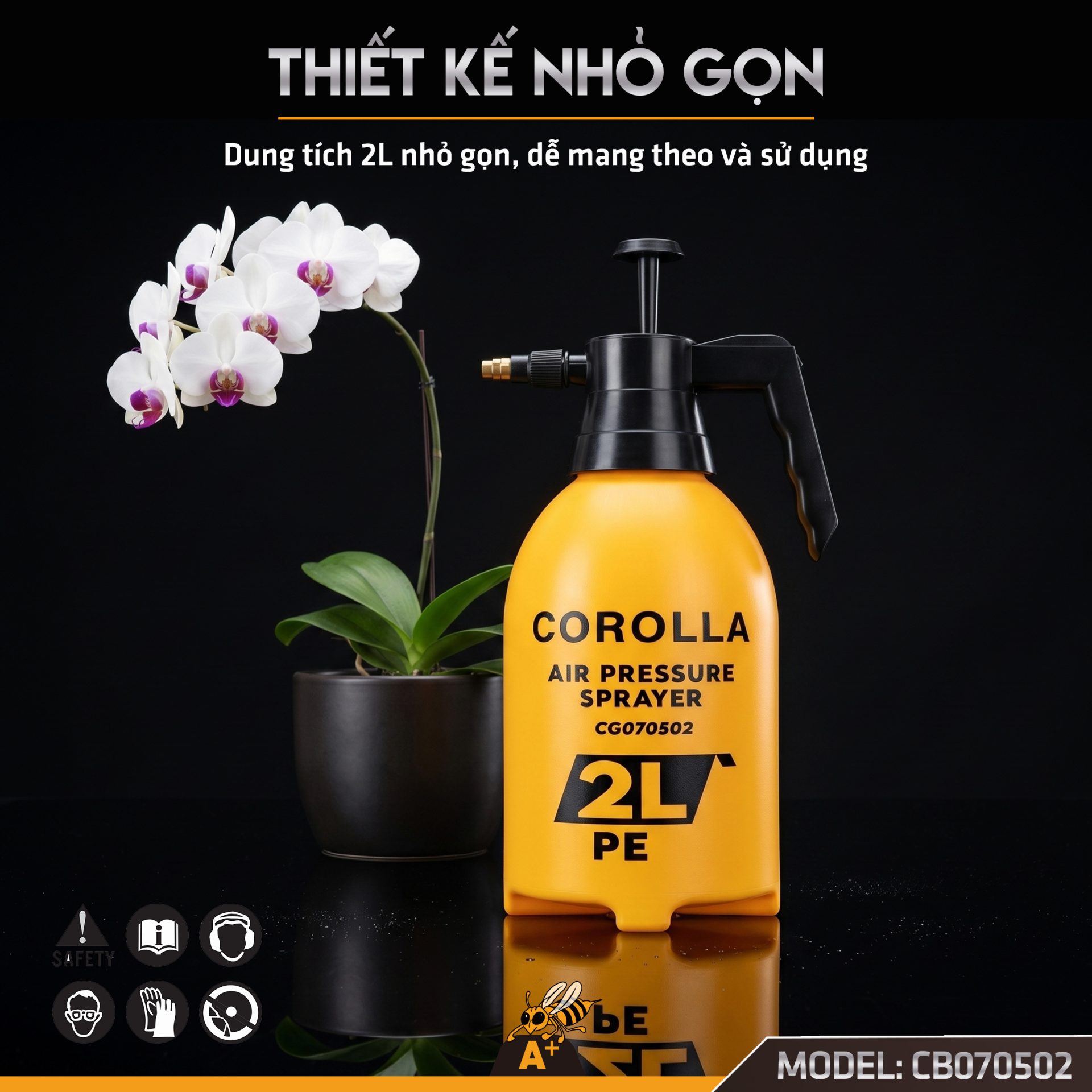 CG070502 - BÌNH PHUN TƯỚI CÂY BƠM TAY2L 2