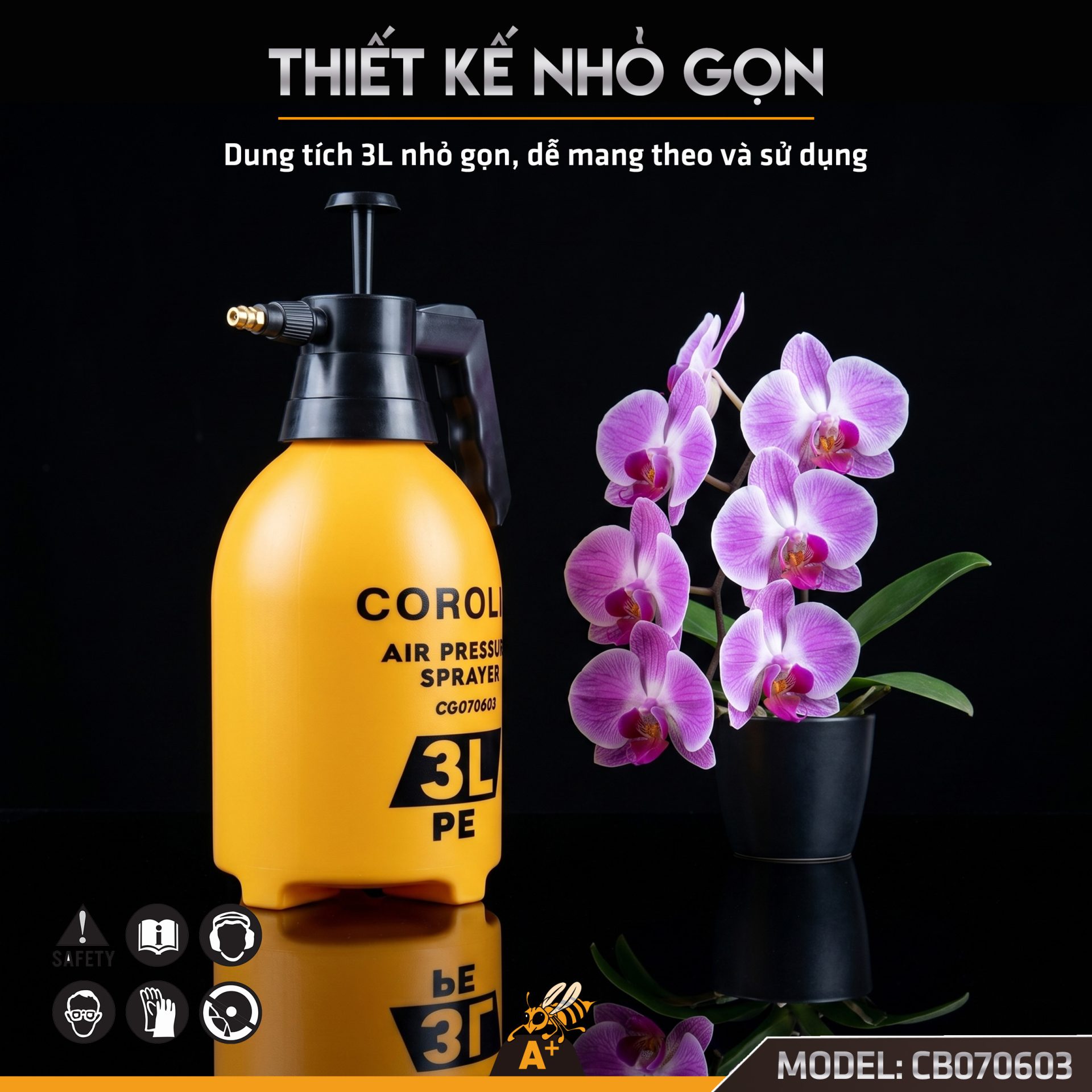 CG070603 - BÌNH PHUN TƯỚI CÂY BƠM TAY 3L 2