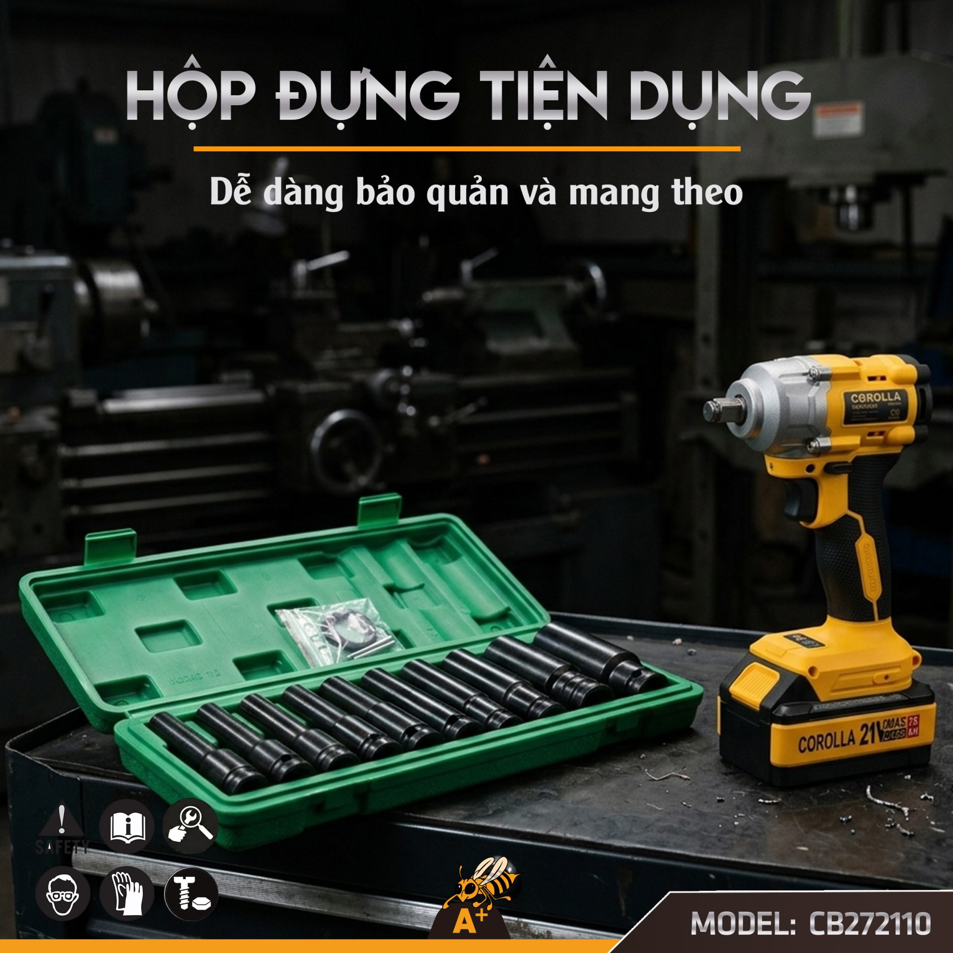 CB272110 - BỘ ĐẦU TUÝP (KHẨU) 10 PCS 7